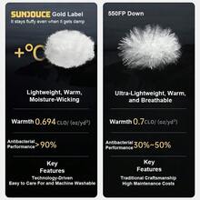 Naturehike M Series Envelope Sleeping Bag, Autumn/Winter Gold Label Edition, Lightweight, Warm, Skin-Friendly - Multicolor - View 5