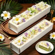 Cetakan Tiramisu, Loyang Kue Persegi Panjang dengan Bingkai Pendek yang Dapat Dilepas, Loyang Kue Tiramisu Anti Lengket, Ukuran 16,4*3,9*2,3 Inci, Cetakan Kue Persegi Panjang, Cocok untuk Tiramisu, Kue Keju, Mousse, Lasagna, Makanan Penutup Dingin (1 buah) - Perak - View 8
