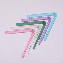 3pcs/1pc 30cm Colorful Transparent Flexible Foldable Ruler, Bendable Durable Plastic Ruler With Clear Markings, Portable Multi-Purpose Drawing Stationery, Suitable For Sketching, Drafting, Homework And Daily Office, Back To School Season Gift, Back To School/Back To School Season/Halloween/Christmas Essential (Random Style And Color, Due To Different Production Batches, Some Rulers May Have Small Black Text, Some May Not, Randomly Sent) - Multicolor - View 9