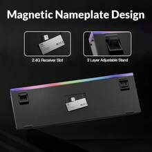 AULA H108 Mechanical Keyboard 108 Keys Hot‑Swap RGB Backlit Quiet Silent Gaming Keyboard For PC Laptop - View 12