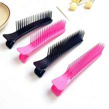 1PC Professional Hair Clip, Black Pink Blue Hair Clip, Multi-Functional Hair Fixing Comb, Hair Salon Styling Comb, Hair Dyeing And Curling Tool, Suitable For All Hair Types, Professional Salon And Home Hair Styling Accessory, Hair Styling Tool - Multicolor - View 5