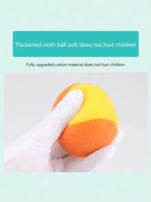 1 Set Children Sticky Vest & Ball Kindergarten Parent-Child Interactive Toy Outdoor Throwing Sticky Target Training Equipment Suitable For Kids Multi-Player Outdoor Interactive Game (Ball Color Random) - Multicolor - View 8