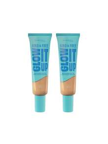 Rimmel [Bundle] Kind & Free Glow It Up Moisturising Skin Tint 160 Vanilla 30 Ml X 2 - 160 Vanilla - View 2