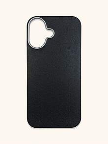 1pc 4-Color Optional Solid Color Lychee Texture Faux Leather Large Window Phone Case, Ins Premium Minimalist Business Solid Color Leather Texture, A Classic Black / B Beige White / C Premium Gray / D Caramel Brown, Faux Leather Matte Lens Raised Full Coverage Anti-Drop Soft Shell, Autumn/Winter Commute Versatile, Suitable For Personal Use And Gift; Compatible With IPhone Case & Galaxy Case, Compatible With IPhone 17 - Multicolor - View 81