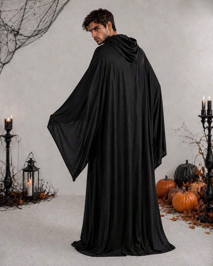Men Cosplay Clothing - Black - View 1