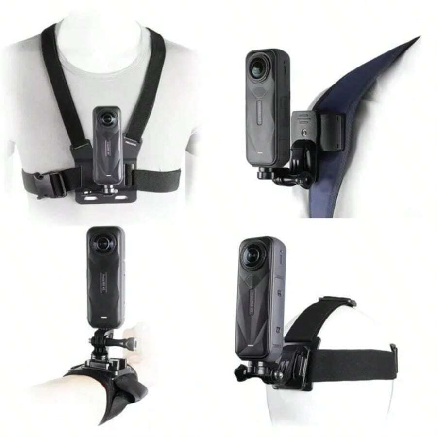 Action Camera Go Ultra Backpack Clip, Accessory Clip, 360° Slot Clip, Hat Clip Mount, 13-Piece Action Camera Accessory Mounts, Backpack Clip, Multi-Function 360° Rotating Backpack Clip - View 1