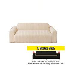 1pc Premium Anti-Slip Sofa Cover, Machine Washable & Hand Washable, Pet-Friendly, Suitable For All Seasons, Living Room, Bedroom, Office, Home Decor - Beige - View 11