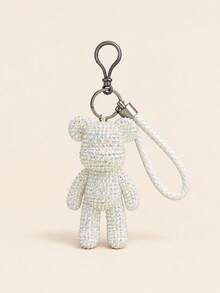 1pc Creative Bear Pendant Accessory, DIY Handmade, Multiple Colors Available, Can Be Used For Decorating Bags, Phone Chains, Various Keychains, Reusable, Suitable As Christmas Gift, Valentine's Day Souvenir Etc. - Multiple Styles - View 3