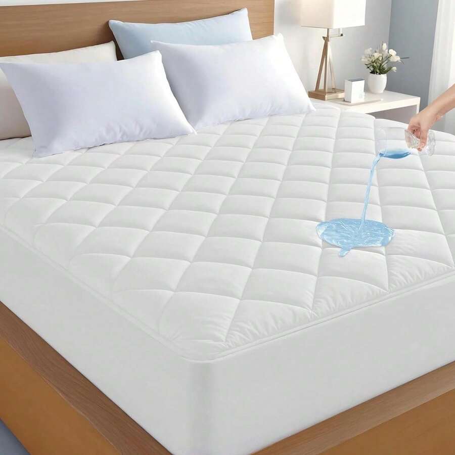 Mattress Protectors & Encasements - White - View 1
