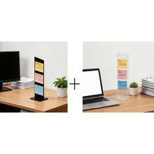 Detachable Transparent Acrylic Memo Board And Stand, Suitable For Computer Monitor, Bulletin Board And Desk, 2 Colors Available, Perfect Choice For Back To School - Multicolor - View 16