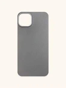 1pc 4-Color Optional Solid Color Lychee Texture Faux Leather Large Window Phone Case, Ins Premium Minimalist Business Solid Color Leather Texture, A Classic Black / B Beige White / C Premium Gray / D Caramel Brown, Faux Leather Matte Lens Raised Full Coverage Anti-Drop Soft Shell, Autumn/Winter Commute Versatile, Suitable For Personal Use And Gift; Compatible With IPhone Case & Galaxy Case, Compatible With IPhone 17 - Multicolor - View 61