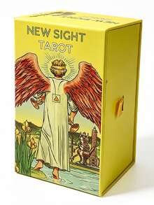 1 BoxNew Vision Tarot,78 Cards,Luxury Gift Box,Attached Guide,Reverse Perspective Divination Deck,For Beginners, Collectors, Or As A Gift - Multicolor - View 12