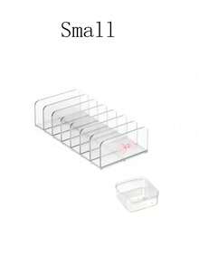 Acrylic Eyeshadow Palette Storage Box, Transparent Large Capacity Desktop Drawer-Style Storage Box, Transparent Cosmetic Storage Box, Makeup Brush Holder, Perfume Storage Box, Jewelry Box, ,Applicable For Living Room, Dining Room, Kitchen, Bedroom, - Multicolor - View 12