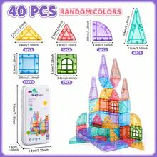 Magnetic Building Blocks 40/51/70pcs Set Magnetic Construction Blocks Set Magnetic Game Board STEM Education Building Stacking Game Montessori Learning Toys For Kids Boys Girls Gift Helps Develop Children's Hands-On Skills, Creative Learning Puzzle Gift - Multicolor - View 14