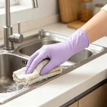 100pcs Thick Wear-Resistant Disposable Nitrile Gloves, Suitable For Nail Artists, Housework Dusting, Plant Gardening, Hair Dyeing, Home Hygiene Protection (Box Style Random), Can Be Used For Cleaning And Dusting - Multicolor - View 2