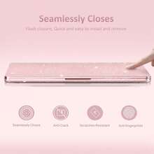 Default Crystal Blush/Clear Crystal/Citrus Crystal/Indigo Crystal/Black Crystal/Shiny Clear/Shiny Blush/Shiny Black/4-In-1 Set PC (Polycarbonate) Computer Case - View 6