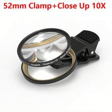 KnightX 37mm-67mm Clamp Phone Holder Clip Close Up 10X For Camera All Smartphones Mobile Professional Macro Photography Filter Can Magnify Up To 10x Shooting Effect - Clamp - View 13