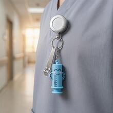 2pcs Nurse Ampoule Opener Keychain, Novel Oral Liquid Bottle Opener, Cute Syringe Shaped Keychain, Healthcare Worker Favorite Gift Keychain - View 2