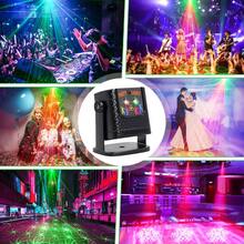 Mini RGB Disco Light, USB Powered DJ Laser Projector With Remote Control, Sound ActivatedParty Lamp, Portable Stage Light For Bedroom, Gaming Room, Birthday Party, HolidayDecoration - Multi-color light - View 7