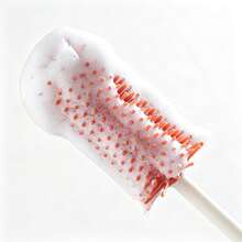 Bottle Brush Tea Cup Multi-Function Standing Brush Silicone Nipple Brush Set Cup Brush 3-In-1 Straw Brush - Multicolor - View 4