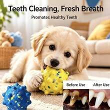 New Pet Toy Ball Popcorn Teething Ball Durable Dog Chew Toy High Elasticity Dog Toy Ball - Multicolor - View 8