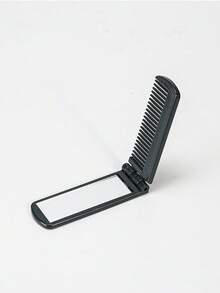 WANMEI 2‑In‑1 Folding Comb With Mirror, Portable Foldable Hair Comb Mirror, Travel Detangling Hair Comb, Lightweight Pocket Hair Comb For Halloween Back To School Daily Makeup Hairstyle Touch‑Up - Multicolor - View 8