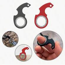 1pc- Keychain, Portable Rotating Metal Keychain, Glow-In-The-Dark Pendant Hanging Decoration, Bag Accessory, Selected Birthday Gift, Unique Holiday Gift Choice Fidget Toy/3d Printed Fidget/Fidgets/Keychains/Halloween - Multicolor - View 5