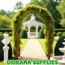 Realistic Miniature Vines Simulation Vine Miniature Plants For DIY Mini Model Railway Fairy Garden Architecture Diorama Supplies Scenery Landscape Layout - A - View 4