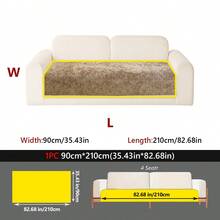 1PC Chenille All-Season Non-Slip Sofa Cushion – Simple Style, Solid Color, Machine Washable, Pet-Resistant, Lazy-Friendly, Multi-Purpose, Perfect For Living Room Sofa Protection And Room Decoration - Multi-color 2 - View 42