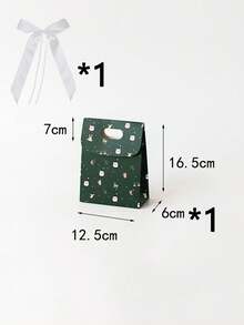 Christmas Handheld Gift Bags, Snowman, Reindeer And Tree Pattern Design - Red, White, Green Holiday Party Gift Bags, Suitable For Christmas, Thanksgiving, Birthday, Wedding And Other Holiday Party Gift Bags - Multicolor - View 11