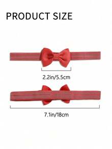 10/20/30pcs Baby Hair Accessories: Multiple Solid Color Soft Decorative Headbands, Holiday Decorative Baby Headbands - Multicolor - View 6