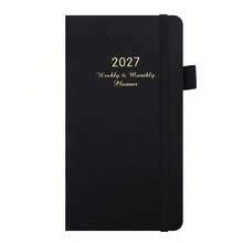1pc 2027 Pocket Planner, Jan-Dec 2027 Monthly Pocket Planner With Notes, Mini Goal Tracker, Portable Pocket Schedule Notebook, Suitable For Office, Campus Study, Daily And Long-Term Planning And Recording - Multicolor - View 11