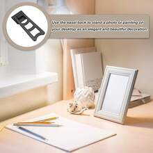 1/5/10pcs Photo Display Stand, Picture Frame Holder With Clips, Photo Display Stand With Clips, Suitable For Home Decor, Office And Event Use, Durable Multi-Functional Picture Frame Alternative, Stylish Appearance, Stable Clip Design - Multicolor - View 3
