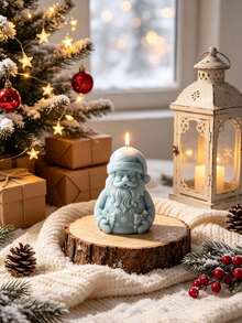 Resin Silicone Mold For DIY Crafts - Santa Claus Christmas Mold, Epoxy Resin Asymmetrical Shape Demolding, Plaster, Candle Making, Wax And Resin Decorations, Tabletop Decor, Easy Release Handmade Casting - Santa Claus Mold - View 5