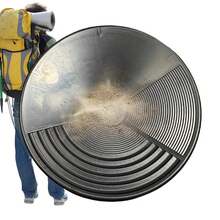 Gold Pan Hand-Cranked Mining Tools Gold Classifier Panning Equipment For Prospector Adults Outdoor Stream Desert - As Show - View 1