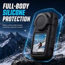 Silicone Protective Case For Insta360 X6, Full Body Anti-Drop Camera Lens Protector Cover - View 3
