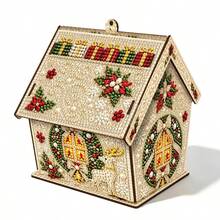 3D Christmas House Diamond Painting Kit, Adult Version, Holiday Decoration, Handmade Christmas Tree Ornament, Home Craft Gift - A - View 18