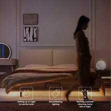 LQHZMYY Motion Sensor LED Neon Light Strip, Adjustable Light Duration, Motion Activated, 5V USB Interface, Constant On/Night Mode/Day Mode, Suitable For Floating Bed, Hallway, Sofa, Under Cabinet, Soft Neon LED Light Strip - Motion Sensor Neon Light - View 10