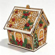 3D Christmas House Diamond Painting Kit, Adult Version, Holiday Decoration, Handmade Christmas Tree Ornament, Home Craft Gift - A - View 23