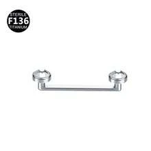 1 buah Kuku Implan Kulit Sudut Siku Dua Ujung G23 Titanium Tertanam dengan Lapisan Berlian Ceko, Perhiasan Tusuk Paduan Titanium - Penanaman kuku (1 set) - View 33