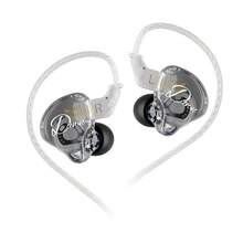 KZ Dawn - 1DD IEM Wired Earphones Noise Cancelling Earbuds, HiFi Stereo Sound, With 3.5mm Interface Compatible With Computer, Gaming, Music Player (Black) - Black-silver Line - View 6