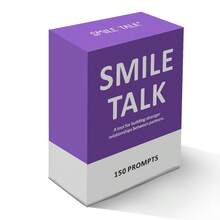 SMILE TALK Card Couples Tabletop Game|150 Conversation‑Starter Cards For Date Night, Deepen Bond & Strengthen Your Relationship | Conversation Game For Valentine's Day, Christmas & Anniversary, Perfect For Couples And Spouses - Violet Purple - View 6