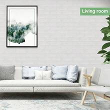 Thickened Waterproof 3D Self-Adhesive Wallpaper, Brick Pattern, 38cm X 35cm Wall Decor Sticker, Anti-Stain Anti-Collision, Suitable For Living Room, Kitchen And Bedroom Background, Multiple Colors Available - A - View 11