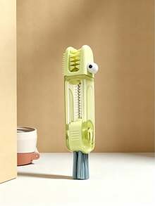 1/3pcs Mini All-In-One Crocodile Bottle Brush, Multi-Function Nipple And Crevice Cleaning Brush With Silicone Bristles, Detachable Soft Non-Scratch, Portable Travel Feeding Supplies, Suitable For Moms, Daycare And Home Use - Multiple Colors and Styles - View 12