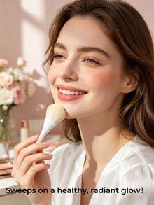GUOXIAONIU Blush Brush, Slim‑Waist Ergonomic Handle, Soft Dense Bristles, Even Powder Pickup & Seamless Blending, Multi‑Use For Blush Contour & Highlight, Sensitive Skin Friendly - Multicolor - View 10