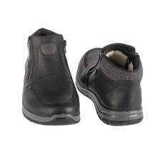 Rieker Booties - Black Mens Winter Shoes 03660-00 - Black - View 5