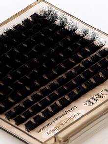 120/140/160/180/200pcs D-Curl Cluster False Eyelashes, 60D/80D/100D/120D/150D High Density, Suitable For Beginners, Thick & Fluffy, Can Be Split For Application, Enlarges Eyes, Lightweight & Reusable, Durable, Soft & Natural, Mixed Lashes Create 3D Dimensional Eye Makeup, Suitable For Home DIY, Portable Travel, Daily Commute Use - Multicolor - View 10