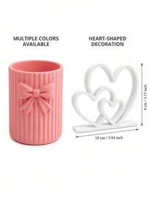 1PC Bowknot Wavy Pattern Multi-Functional Storage Organizer Box - Tableware Storage Box, Desktop Organizer (Suitable For Storing Tableware, Straws, Tea Bags, Pens, Remote Controls); Compact And Space-Saving, Suitable For Kitchen, Office, Living Room - Multicolor - View 8