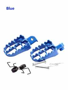 1pair Motorcycle Footpegs Accessories, Offroad Footpegs, Motorcycle Upgrade Parts, Durable Aluminum Alloy Footpegs, Reinforced Structure, Lightweight Aluminum Alloy Material - A - View 5