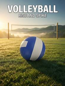 1 st volleyboll nr 5, grundstil, nybörjarmodell, lämplig för nybörjarträning, vackra färger och utsökt mönsterdesign, för individuell träning och lagtävling, PVC-material, maskinsydd, mjuk och bekväm känsla, för inomhus- och utomhusbruk - Multifärgad - Visa 7